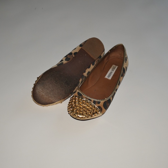 Steve Madden Flats 7.5 Cheetah Print 3075 - Picture 4 of 5